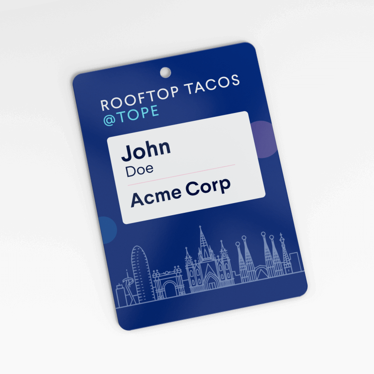 eco friendly conference badges