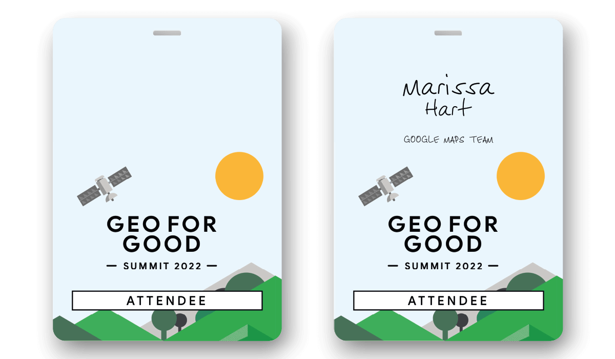 event badge printing