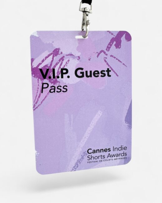 laminated access pass