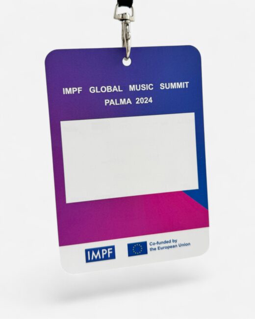 laminated conference badge
