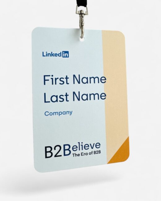 Paper Conference Badge